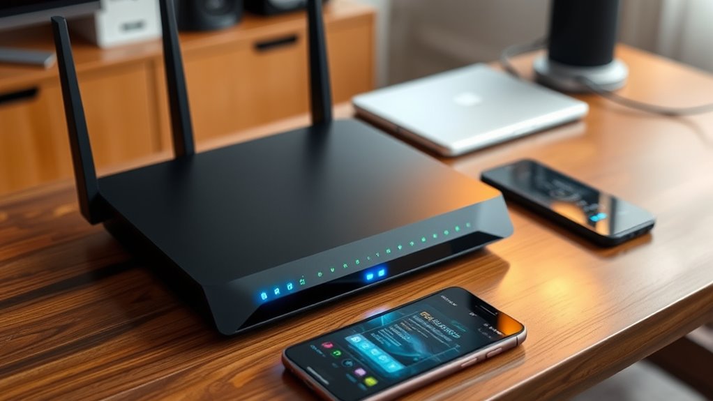 monitor router for threats