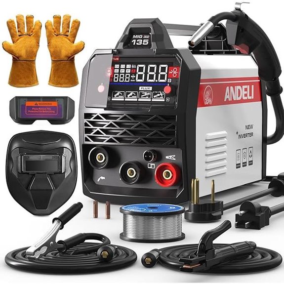 ANDELI 135A Multi-Process MIG/TIG/Stick Welder Kit