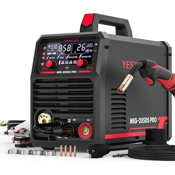 YESWELDER MIG-205DS PRO 5-in-1 Multi-Process Welding Machine
