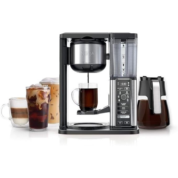 Ninja Coffee Maker with Frother and Multiple Brew Sizes