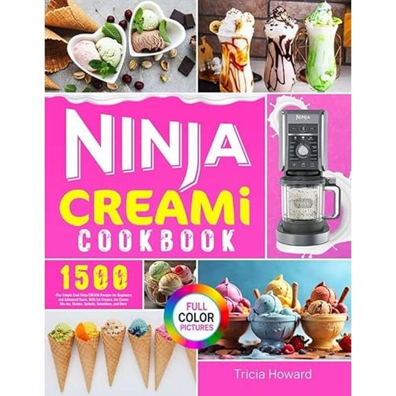 Ninja CREAMi Cookbook with 1500 Recipes and Ideas