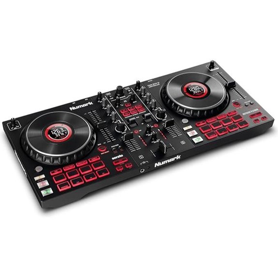 Numark Mixtrack Platinum FX DJ Controller with Jog Wheels