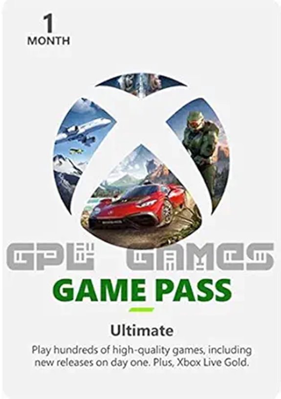 Xbox Game Pass Ultimate: 1 Month Membership (Gift Card Code Only)