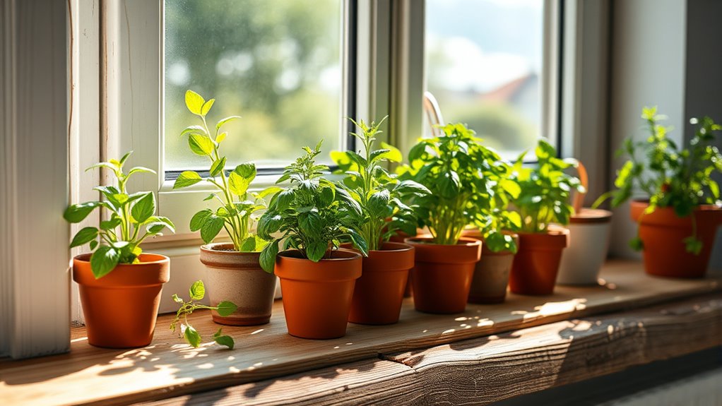 optimal sunny windowsill placement
