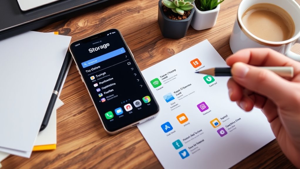 optimize storage by cleaning