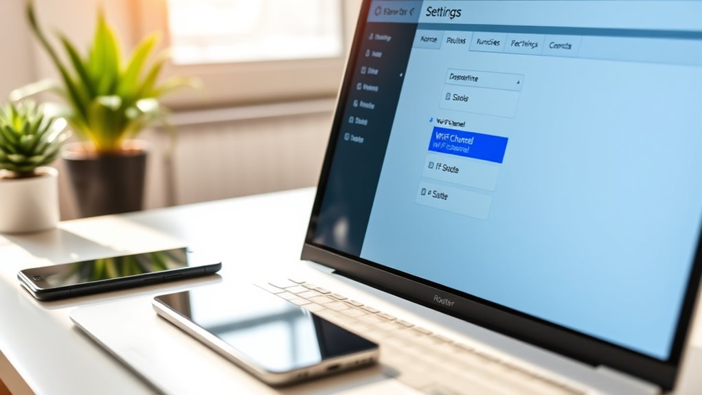 optimize wi fi channel settings
