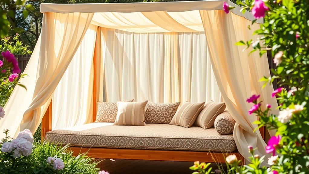 outdoor canopy daybed considerations