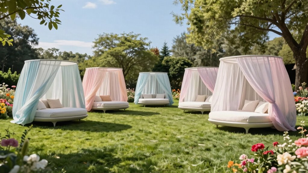 outdoor canopy daybeds