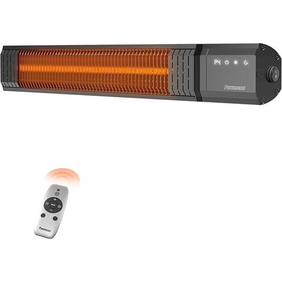 PowerScale Outdoor Infrared Patio Heater with Remote