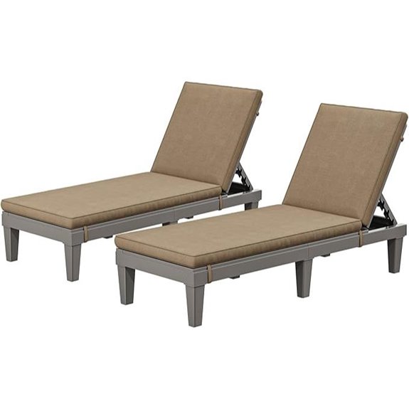 YITAHOME Outdoor Pool Chaise Lounges (Set of 2)