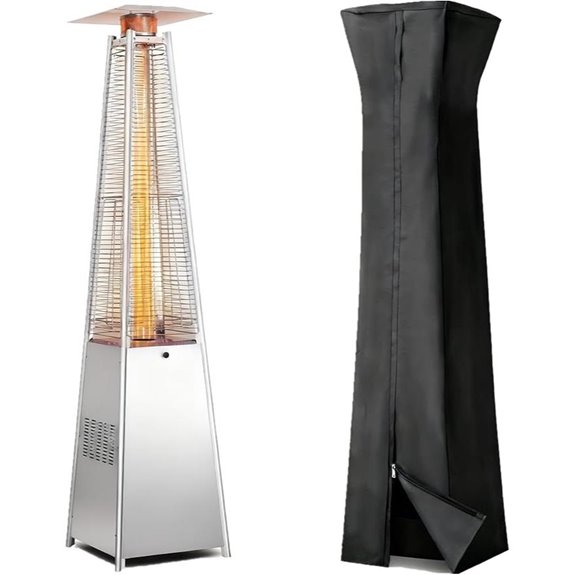 outdoor pyramid patio heater
