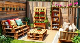 pallets repurposed creatively