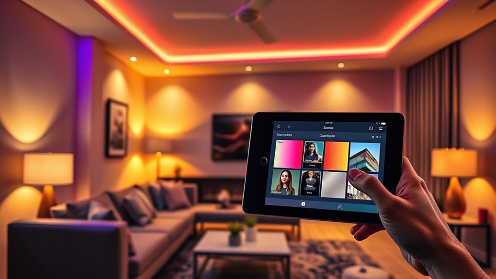 personalize and save lighting scenes