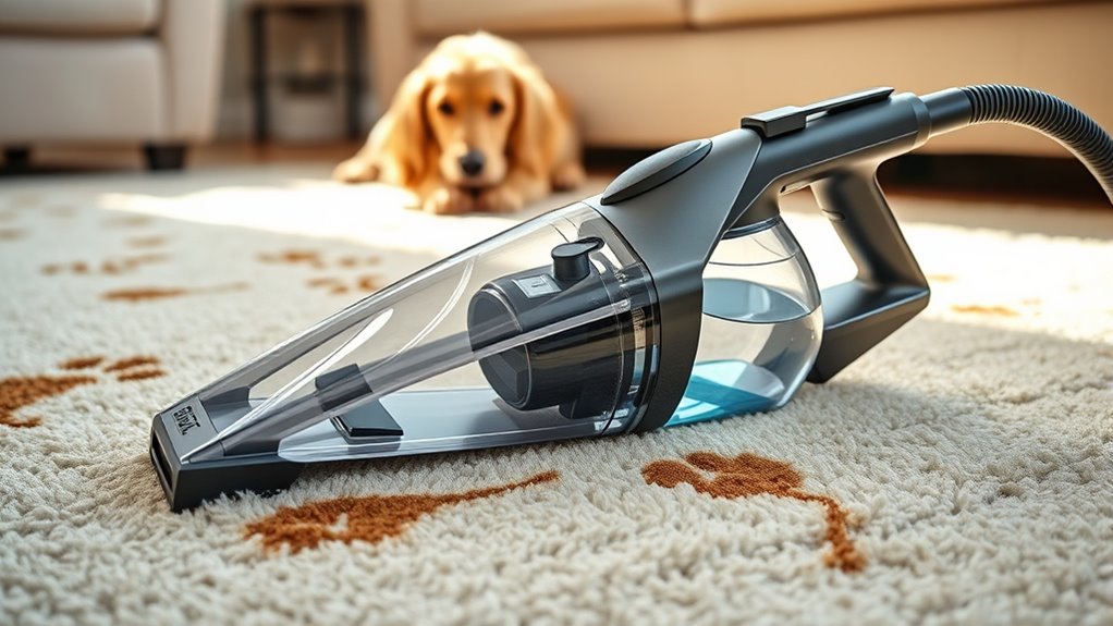 pet stain removal features