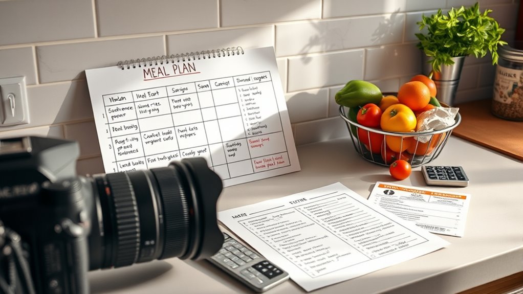 plan meals shop efficiently