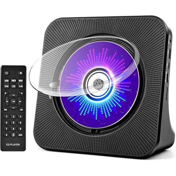 Roadom Portable Desktop CD Player with Bluetooth