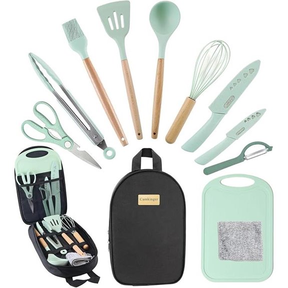 Camping Kitchen Utensil Set for Camping and Travel