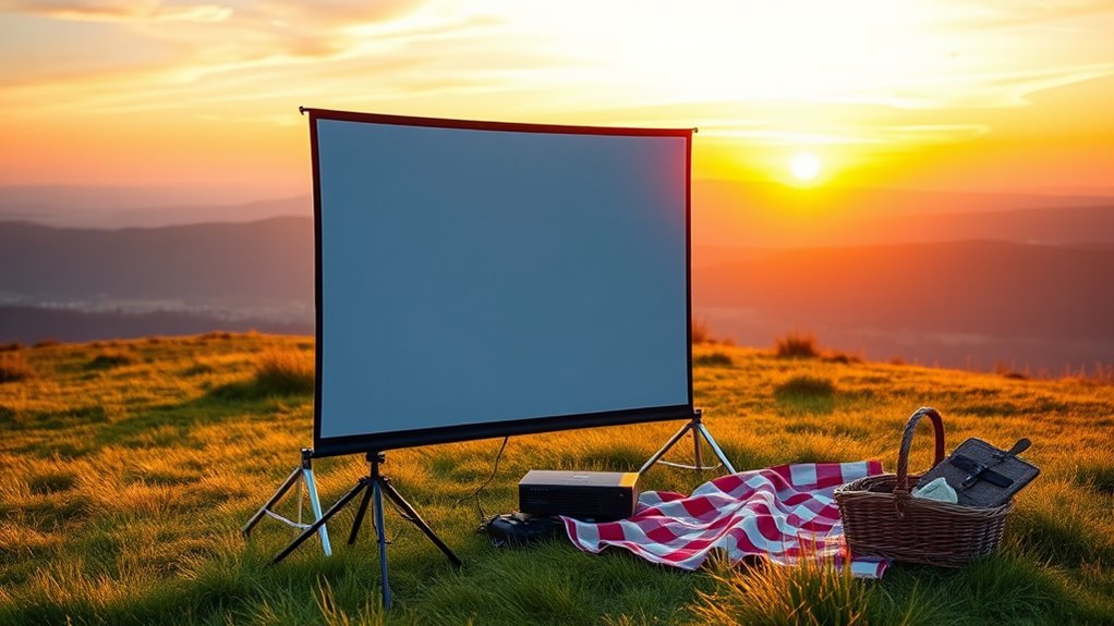 portable durable versatile screen