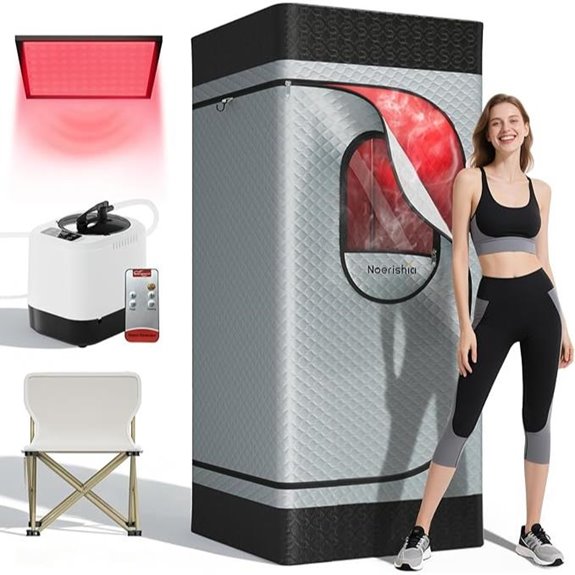 Portable Infrared Sauna with Red Light Therapy