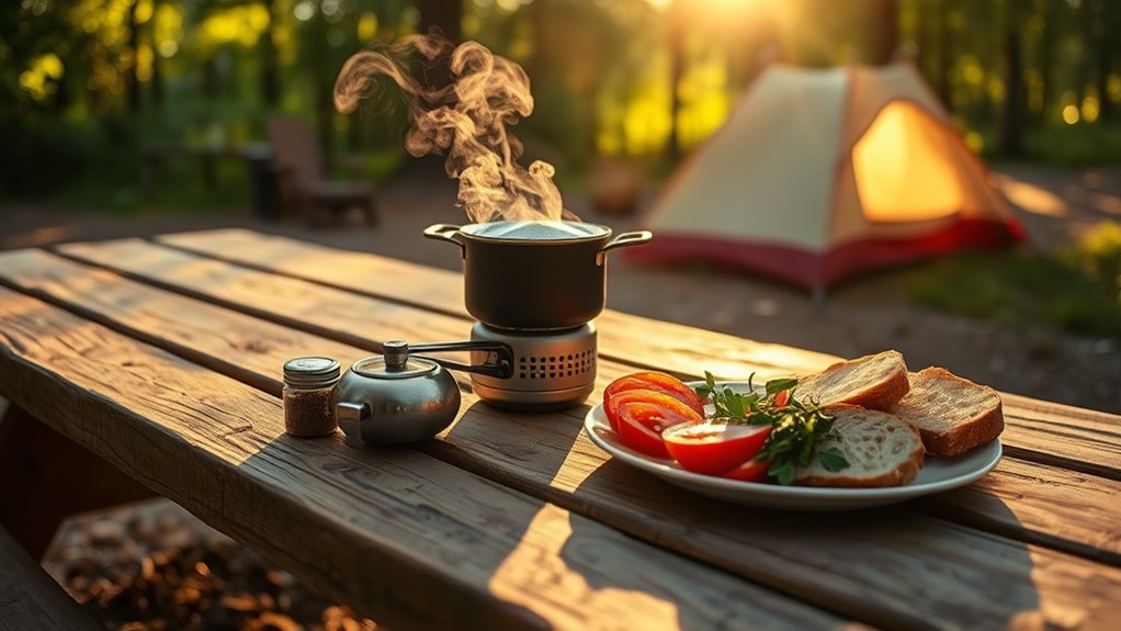 portable simple outdoor meals