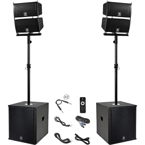 PRORECK Club 6000 15-inch 6000W PA Speaker System