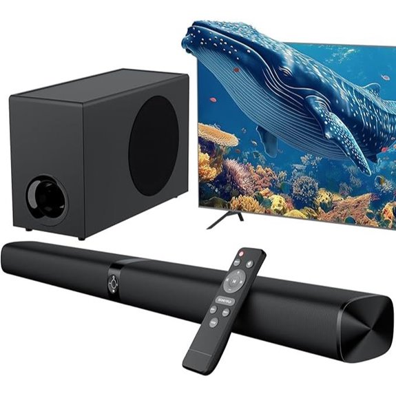 110W Bluetooth Sound Bar with Subwoofer and Multiple Modes