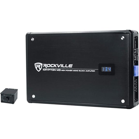 Rockville Krypton M3 4000W Mono Car Amplifier