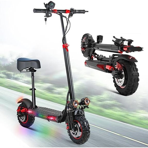 Off-Road Electric Scooter 1200W 34MPH Long Range