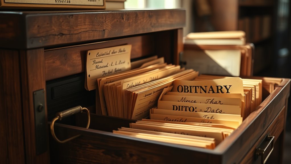 preserve obituaries with care