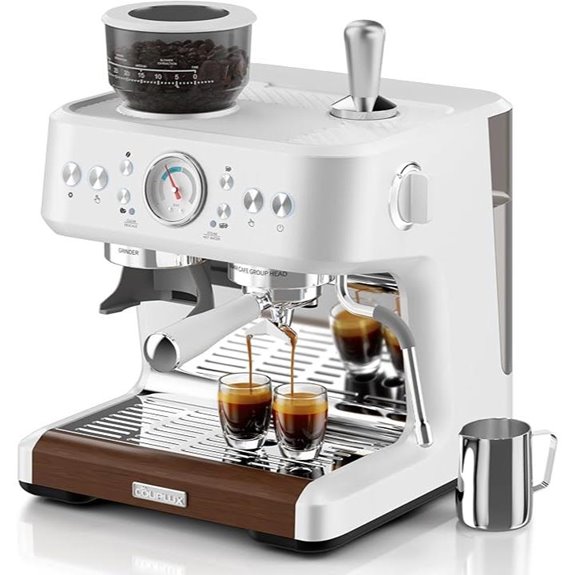 Professional 58MM Espresso Machine with Grinder & Frother