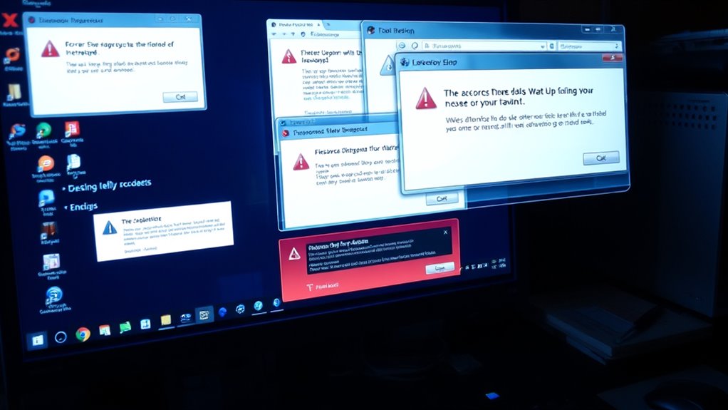 programs crashing malware alert