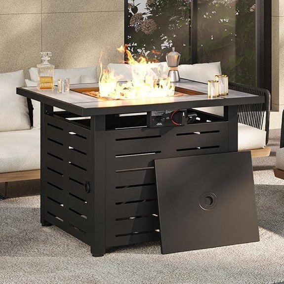 propane fire pit table