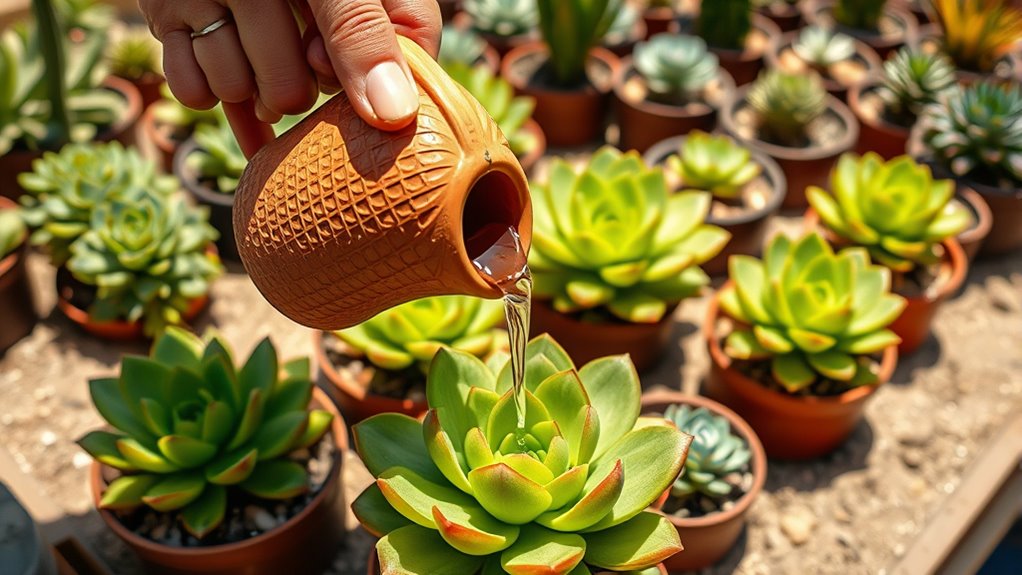proper succulent watering techniques