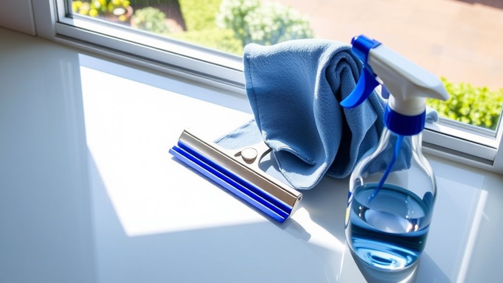 proper window cleaning tools