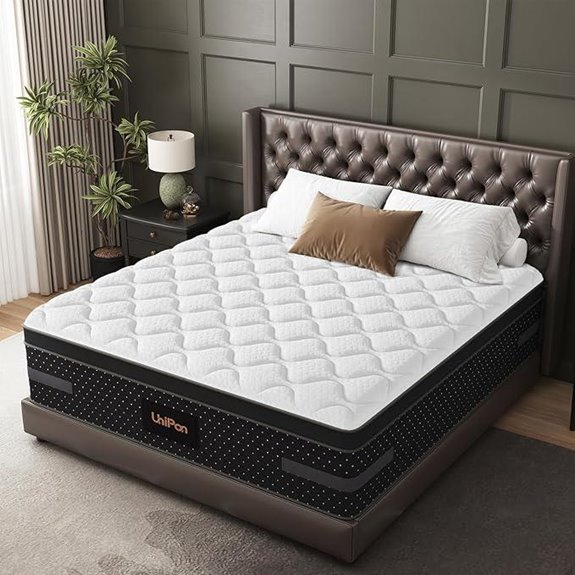 Queen Hybrid Mattress with Lumbar Support and Motion Isolation