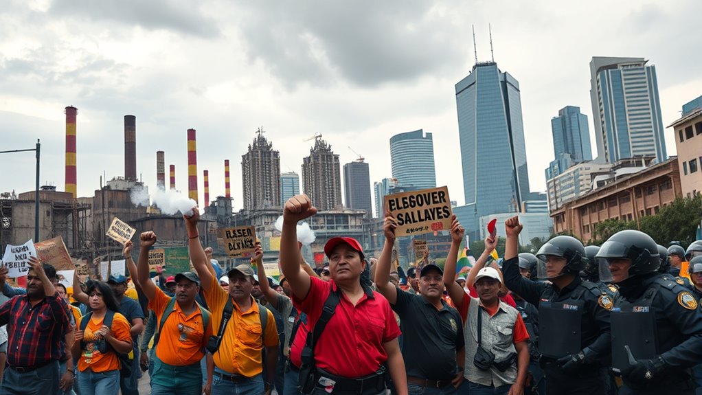 regional labor unrest patterns