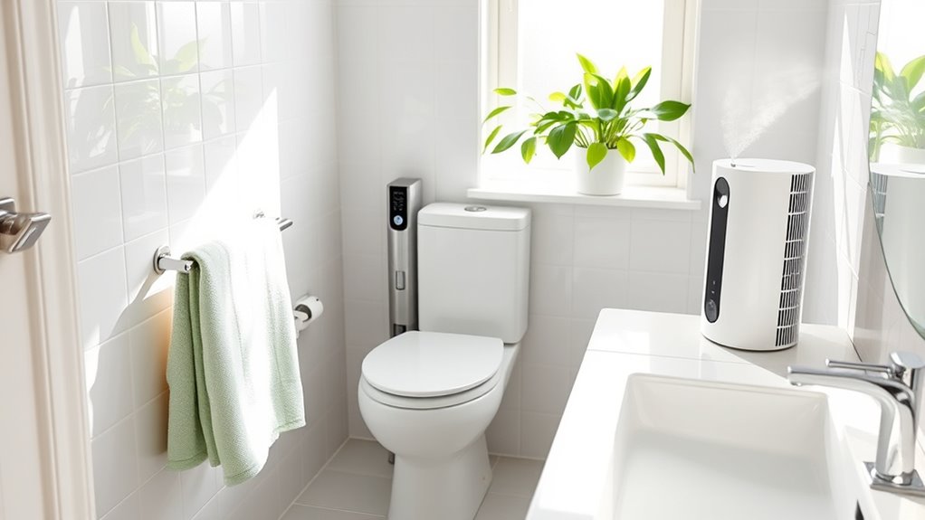 regular bathroom cleaning routine