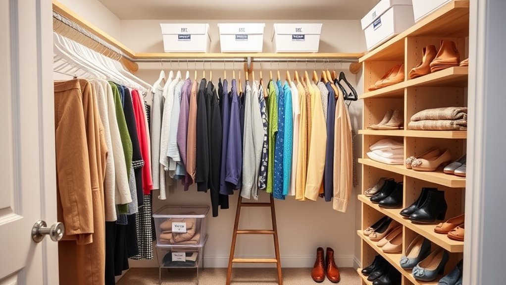 regular closet maintenance routine