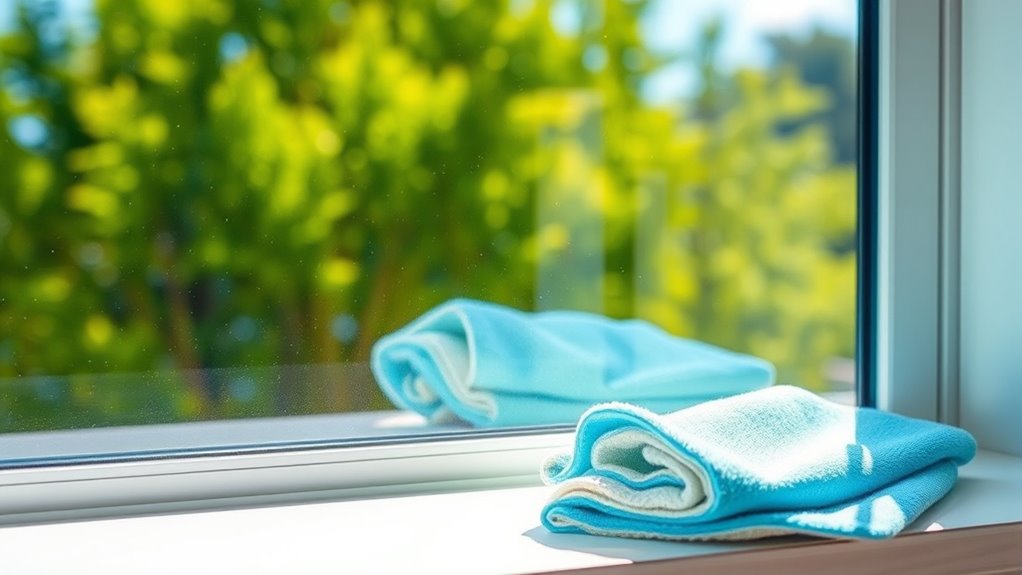 regular gentle cleaning routine