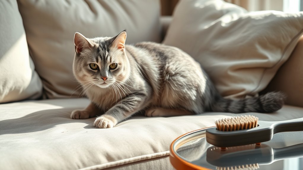 regular grooming reduces shedding