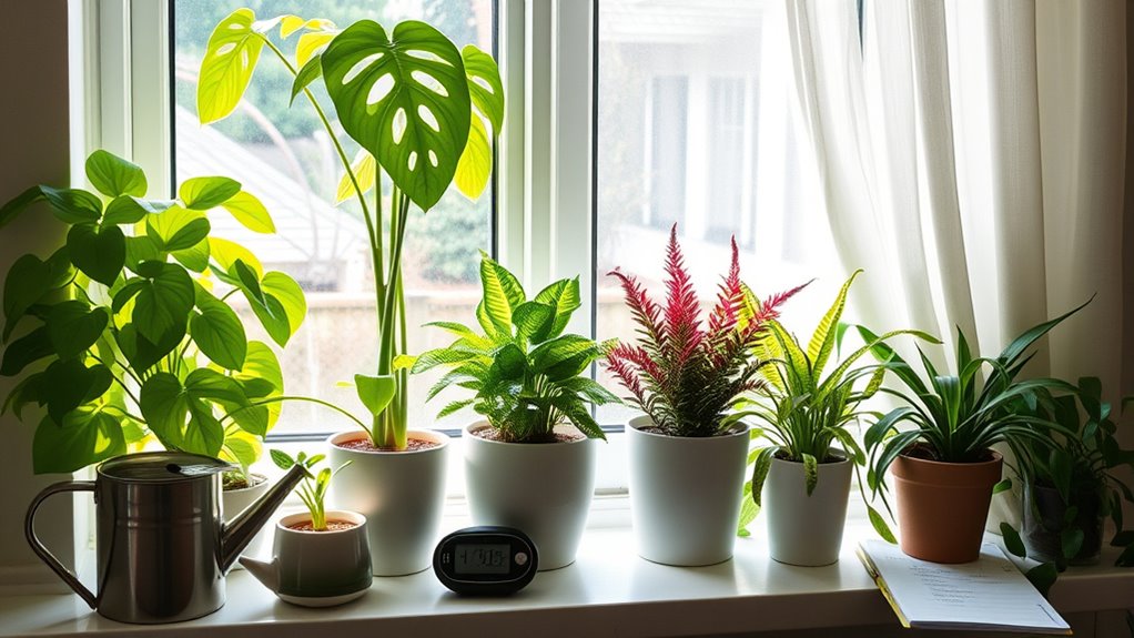 regular plant care schedule