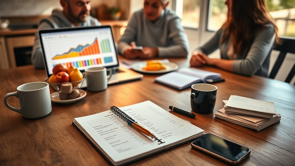 regularly review and adjust budget