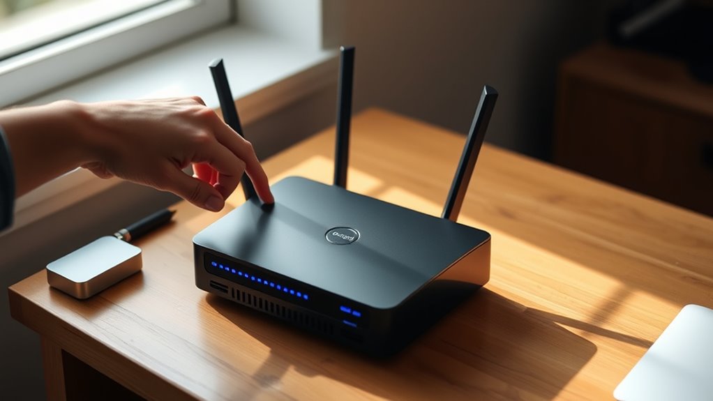 restart router weekly regularly