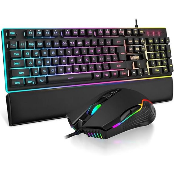 RedThunder RGB Gaming Keyboard & Mouse Combo