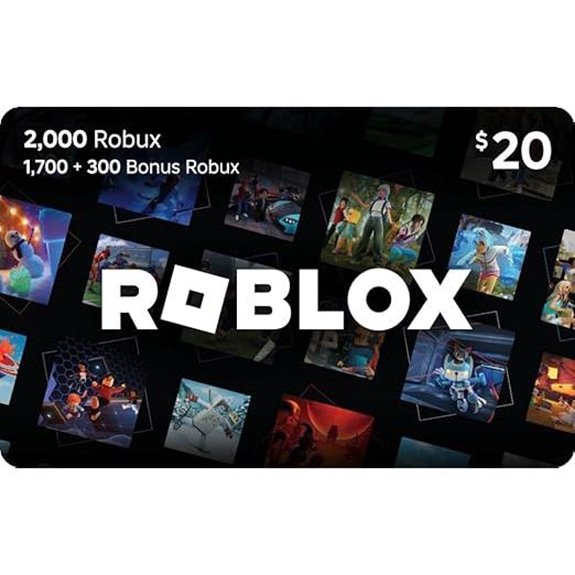 Roblox 2,000 Robux Digital Gift Card