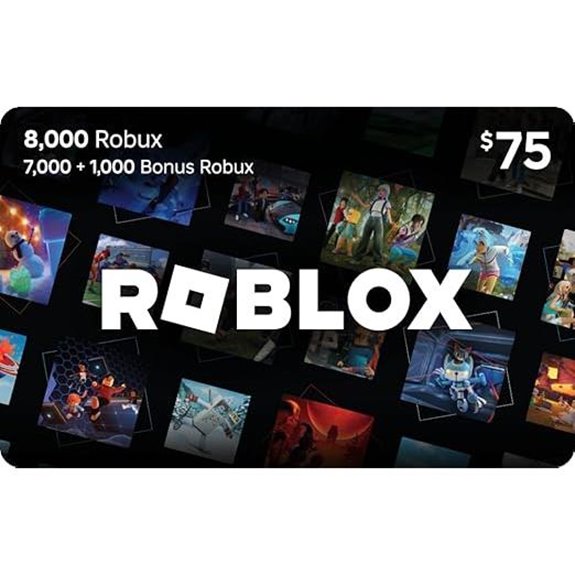 Roblox 8,000 Robux Digital Gift Card with Item