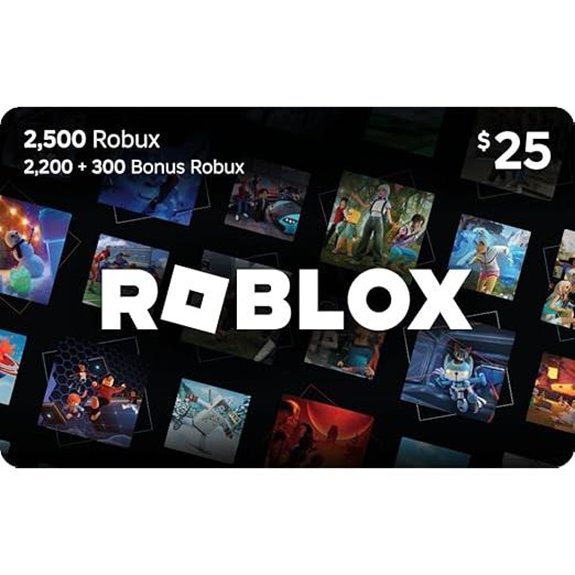 Roblox 2,500 Robux Digital Gift Card