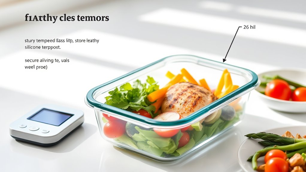 safe leak proof glass containers