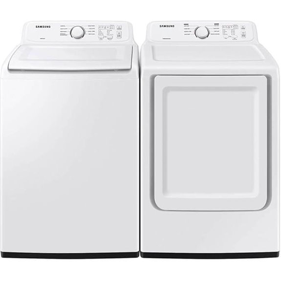 Samsung WA40A3005WPR White Top Load HE Washer/Dryer Pair