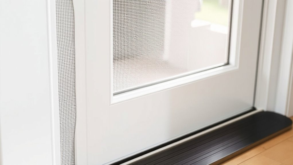 seal gaps with screens